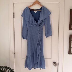 Orange Creek Wrap Dress Size L